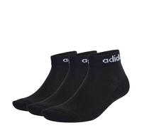 Chaussettes hommes adidas Think Linear Ankle Socks 3 Pairs Noir L