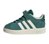 adidas Garçon Unisex Kinder Grand Court 00s Shoes Infants Chaussures, Collegiate Green/Off White/Core Black, 19 EU
