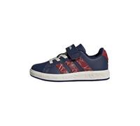 ADIDAS SPORTSWEAR Chaussure de sport 'Marvel Spider-Man Grand Court' bleu foncé / lie de vin / blanc, Taille 36,5-37