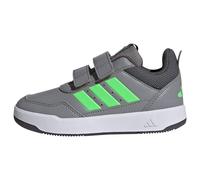 adidas Mixte Enfant TENSAUR Sport 3.0 Hook and Loop Shoes Kids, Grey Three/Lime Burst/Grey Five, 38 EU