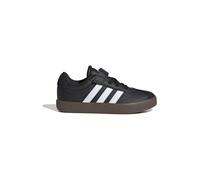 adidas Mixte Enfant VL Court 3.0 Hook and Loop Shoes Kids, Black/White/Black, 28 EU