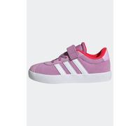 adidas VL Court 3.0 Hook and Loop Shoes Kids Chaussures, preloved Purple/FTWR White/Lucid Red, 30 EU