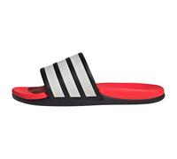 adidas Mixte ADILETTE COMFORT 2.0 SLIDES, core black/core white/lucid red, 40.5 EU