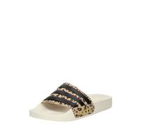 ADIDAS SPORTSWEAR Claquettes / Tongs 'Adilette Shower' beige / marron / noir / blanc, Taille 44,5-45