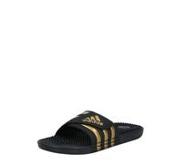 adidas Mixte Adissage Slides TOBOGGANS, Core Black/Gold Metallic/Core Black, 42 EU