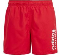 Adidas Sportswear Essentials Logo Clx Swim Shorts Juniors Écarlate/Blanc 11-12 ans Male