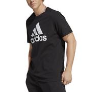 Adidas T-shirt Essentials Big Logo homme manches courtes Noir/Blanc XS