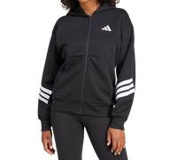adidas Sportswear Future Icons Three Stripes Hooded Jacket Women Sweatshirt à capuche L Noir