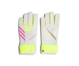 ADIDAS SPORTSWEAR Gants de sport 'Pred' jaune citron / rose foncé / blanc, Taille S