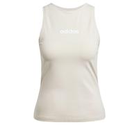 adidas Femme Essentials Linear Slim Cotton Tank, Wonder Alumina/White, L