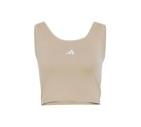 ADIDAS SPORTSWEAR Haut de sport 'Essentials' cappuccino / blanc, Taille M
