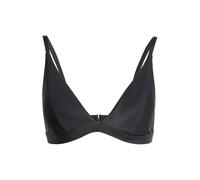 Haut de bikini triangle matelassé côtelé Iconisea Black 36