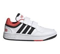 Adidas Chaussures basket Hoops Lifestyle Enfant Velcro Cloud White/Core Black/Bright Red 29 EU