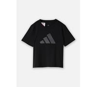adidas sportswear JG SATIN TEE pour 13A - 14A Noir