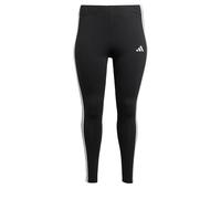 Adidas Legging Essentials 3 bandes coton Femme Grandes Tailles Noir/Blanc XL