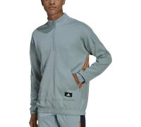 adidas Sportswear M TRVL 1/4 ZIP MENS HOODIE Sweatshirt L Argent