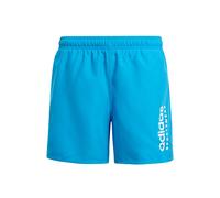adidas Garçon Sportswear Essentials Logo CLX Swim Shorts Kids, Bright Blue/White, 11-12 Years
