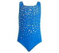 ADIDAS SPORTSWEAR Maillot de bain de sport 'Glitter V-back Swimsuit' bleu / argent, Taille 116