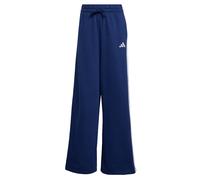 ADIDAS SPORTSWEAR Pantalon de sport '3-Stripes Fleece Wide' bleu foncé / blanc, Taille XXXS-XXS