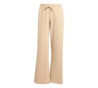 adidas Femme Essentials Small Logo Feel Cozy Open Hem Pants, Warm Sandstone/White, L