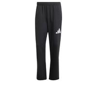 Adidas Herren Essentials Wide Leg Three Bar Pant, Black/White, L