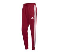adidas Herren Essential Three Stripes French Terry Pant, Active Maroon/White, XS