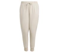 PANTALON JOGGER ESSENTIALS 3BANDES (GRANDES TAILLES) Beige / White 2X