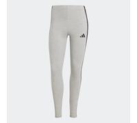 Adidas Leggings Essentials 3-Stripes Coton Gris L Femme