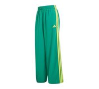 adidas Damen Essentials 3-Stripes Woven Parachute Pants, Bold Green/Bright Yellow, M