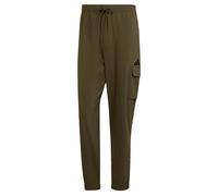 adidas Herren Essentials Small Logo CARGP Pant, Olive Strata/Black, L