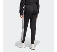 adidas Femme Essentials 3-Stripes Fleece Slim Pants, Black/White, S