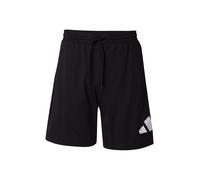 adidas Herren Essentials BIG Logo Single Jersey Short, Black/White, XS