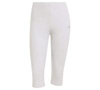 adidas Damen Seasonal Essentials Rib Capri Leggings, light grey heather, L