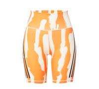 ADIDAS SPORTSWEAR Pantalon de sport 'Thebe Magugu Bike' crème / orange clair / noir, Taille 4XS