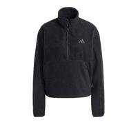 Adidas City Tech High Pile Half Zip Fleece Noir S Femme