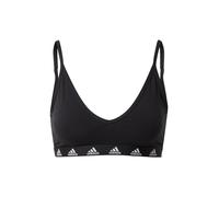 adidas Purebare Light-Support Sports Bra Female Adult, Black/White, XXS D