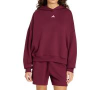 adidas Sportswear Sportswear 3-Stripes Studio Sweatshirt à capuche L Rouge foncé