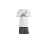 ADIDAS SPORTSWEAR Survêtement 'ADIDAS MINECRAFT TRAINING SUMMER' jaune / vert / noir / blanc, Taille 116