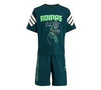 ADIDAS SPORTSWEAR Survêtement 'Adidas x Disney Micky Maus' pomme / vert foncé / orange / blanc, Taille 140