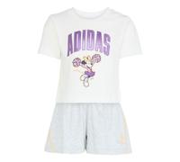 ADIDAS SPORTSWEAR Survêtement 'Adidas x Disney Minnie Mouse' gris clair / violet / noir / blanc, Taille 122