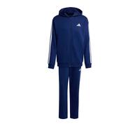 survêtement complet Costume HOMME Adidas M 3-Stripes Fleece FZ HD Blue Capot
