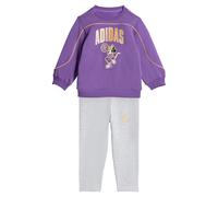 ADIDAS SPORTSWEAR Survêtement 'Disney Minnie Maus' jaune foncé / gris chiné / violet / blanc, Taille 92