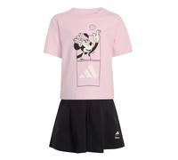 ADIDAS SPORTSWEAR Survêtement 'Disney Minnie Maus' rose / noir / blanc, Taille 110