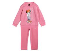 ADIDAS SPORTSWEAR Survêtement 'Disney Minnie Mouse' orange foncé / rose / noir / blanc cassé, Taille 98