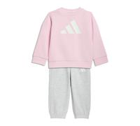 ADIDAS SPORTSWEAR Survêtement 'Essentials' gris clair / rose / blanc cassé, Taille 86