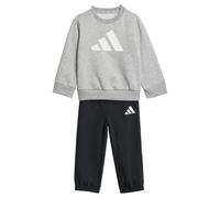adidas Pantalon de jogging bébé unisexe BIG LOGO ESSENTIALS – gris moyen chiné/blanc – 12–18 mois