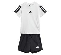 Adidas Essentials 3 Stripes Tee Set Blanc,Noir 6-9 Months Enfants