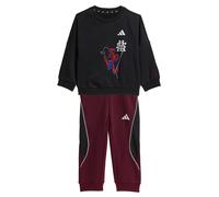 ADIDAS SPORTSWEAR Survêtement 'Marvel Spider-Man' rouge / lie de vin / noir / blanc, Taille 80