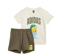 ADIDAS SPORTSWEAR Survêtement 'The Simpsons' bleu clair / jaune / kaki / blanc, Taille 104