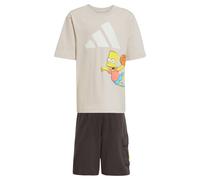 ADIDAS SPORTSWEAR Survêtement 'The Simpsons' crème / jaune foncé / saumon / noir, Taille 122